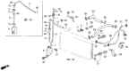 Diagram for Honda CRX Radiator Hose - 19502-PE0-900