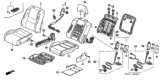 Diagram for Honda Pilot Seat Cushion - 81132-S9V-A02