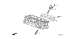 Diagram for Honda Accord Spark Plug - 12290-RB1-003