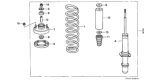 Diagram for 1998 Honda Civic Coil Springs - 51401-S03-J01