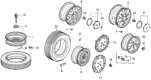 Diagram for Honda Prelude Wheel Cover - 44732-SX0-J01