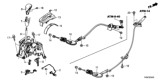 Diagram for Honda Civic Shift Cable - 54315-TR3-A81