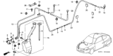 Diagram for Honda S2000 Windshield Washer Nozzle - 76815-S2A-A03ZE