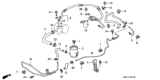 Diagram for Honda Power Steering Cooler - 53765-S84-A01