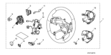 Diagram for 2022 Honda Odyssey Clock Spring - 77900-TG7-A51