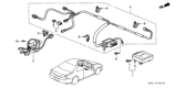Diagram for 2001 Honda Prelude Air Bag Control Module - 77960-S30-A82