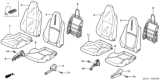 Diagram for 2000 Honda Insight Seat Cushion - 81132-S3Y-J01