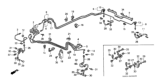 Diagram for Honda CRX Brake Line - 46430-SH3-937