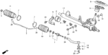 Diagram for 1994 Honda Del Sol Rack And Pinion - 53601-ST7-A61
