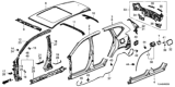 Diagram for Honda CR-V Hybrid Fuel Door Release Cable - 74411-TLA-A11