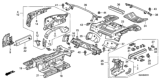 Diagram for Honda S2000 Floor Pan - 65517-S2A-A01ZZ