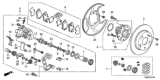 Diagram for Honda Civic Wheel Bearing - 42200-TR3-A02
