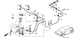 Diagram for Honda CRX Washer Reservoir - 76801-SH3-003