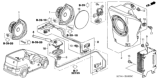 Diagram for 2003 Honda Element Car Speakers - 39120-SCV-A22