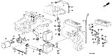 Diagram for Honda Coolant Filter - 15400-PH1-004