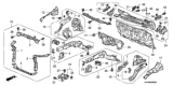 Diagram for Honda Dash Panels - 61100-SVA-A00ZZ