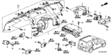 Diagram for 2011 Honda Element Air Bag Control Module - 77960-SCV-A01