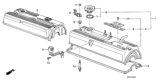 Diagram for Honda Oil Filler Cap - 15610-PK1-000