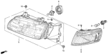 Diagram for Honda Odyssey Side Marker Light - 33301-SX0-A01