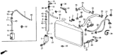 Diagram for 1987 Honda CRX Coolant Reservoir - 19101-PE0-000