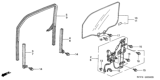 Diagram for Honda Element Auto Glass - 73350-SCV-A00