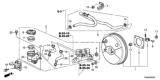 Diagram for 2010 Honda Fit Brake Master Cylinder - 46101-TK6-305
