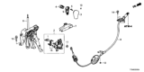 Diagram for Honda Automatic Transmission Shift Levers - 54200-T7A-H71