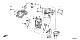 Diagram for 2015 Honda CR-V Oxygen Sensor - 36531-5A2-A01