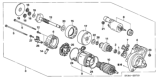 Diagram for Honda Starter Motor - 31200-RNA-A01