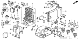 Diagram for 2005 Honda CR-V Yaw Sensor - 39961-S9A-A01