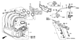 Diagram for 2005 Honda Insight Intake Manifold Gasket - 17106-PHM-006