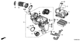 Diagram for 2015 Honda Accord Hybrid Air Filter - 17220-5K0-A00