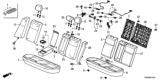 Diagram for 2012 Honda Civic Cup Holder - 82184-SNA-A01ZK