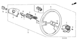 Diagram for Honda CRX Steering Wheel - 78510-SH2-A52ZA