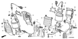 Diagram for Honda Odyssey Oxygen Sensor - 36541-RYE-A01