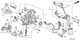 Diagram for Honda Pilot Oil Pump - 15100-RGL-A01