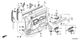 Diagram for Honda CR-V Power Window Switch - 35750-SWA-A11