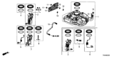 Diagram for Honda Civic Fuel Pressure Regulator - 17052-TR0-L30