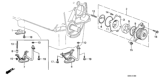 Diagram for 1985 Honda Prelude Oil Pump Rotor Set - 15132-PD2-000