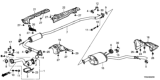 Diagram for 2013 Honda CR-Z Exhaust Hanger - 18215-TF0-911