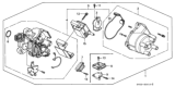 Diagram for Honda Odyssey Distributor Cap - 30102-P2M-A01