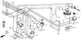 Diagram for 1987 Honda CRX Idle Control Valve - 36140-PE7-662