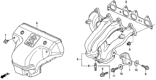 Diagram for 1996 Honda Accord Exhaust Manifold - 18000-P0A-010