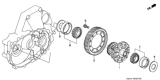 Diagram for 2000 Honda Accord Differential - 41100-PX5-J43