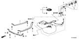 Diagram for Honda Ridgeline Fuel Tank Strap - 17522-TZ5-A00