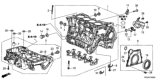 Diagram for Honda Civic Oil Pan - 11200-5K8-000