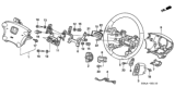 Diagram for Honda CR-V Steering Wheel - 78501-SCA-G71ZA