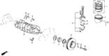 Diagram for Honda Prelude Crankshaft - 13310-PH3-010