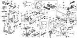 Diagram for Honda Pilot Glove Box - 77500-S9V-A02ZD