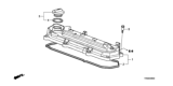 Diagram for Honda CR-Z Valve Cover Gasket - 12341-RE2-E01